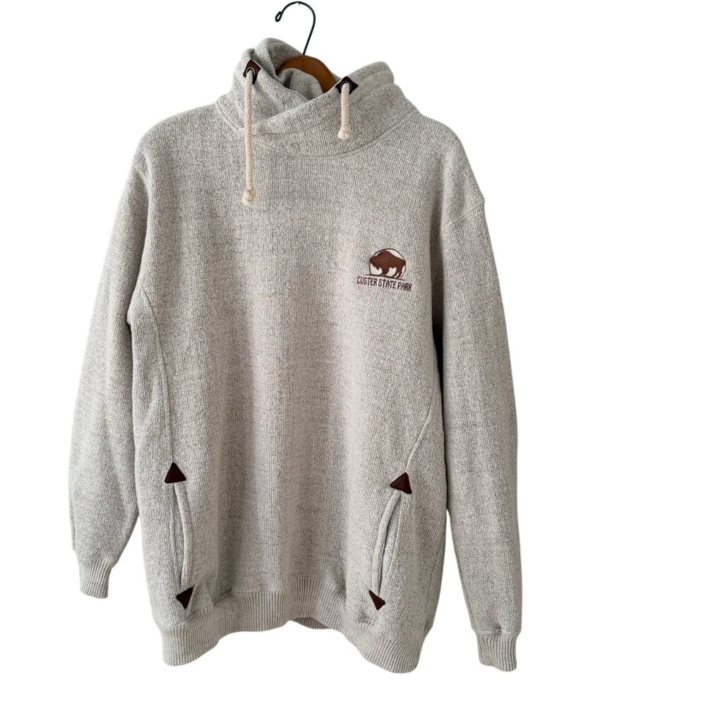 Women's Renegade Club Custer State‎ Park Embroidered Cozy Sweatshirt Sz 2xL